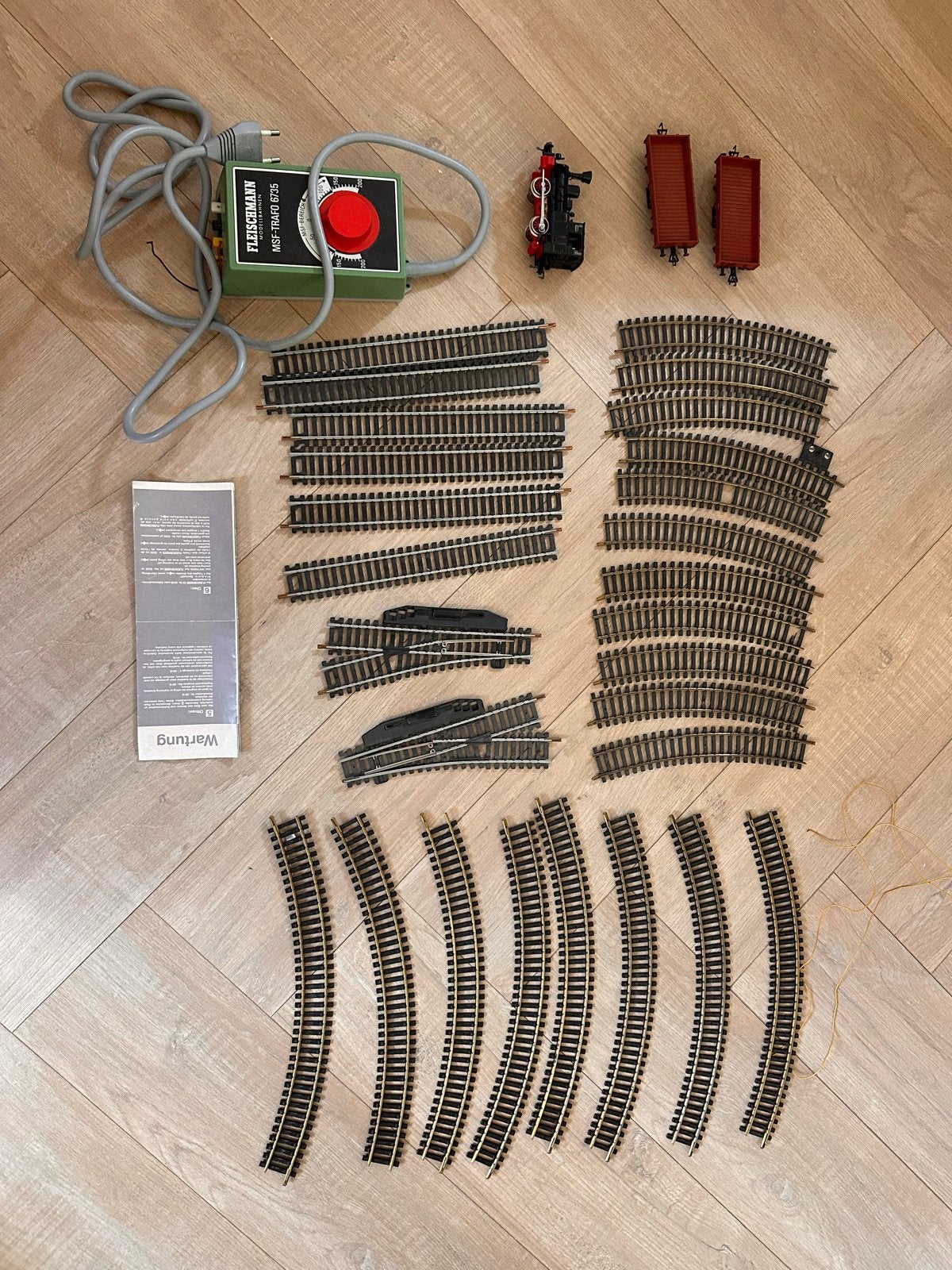 Fleischmann H0 modeltreinset (vintage) – compleet lot, Hobby en Vrije tijd, Modeltreinen | H0, Gelijkstroom, Fleischmann, Ophalen of Verzenden
