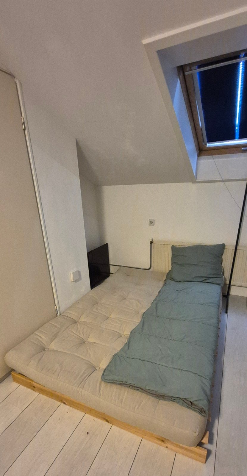 Bedbank 200x140  - multifunctioneel, Ophalen, Gebruikt, Beige, 140 cm