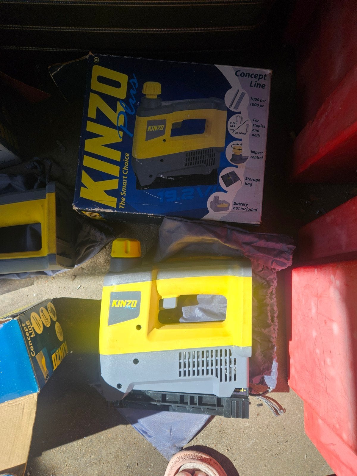Kinzo Concept Line nietmachine/spijkerpistool (geen accu), Ophalen of Verzenden, Gebruikt