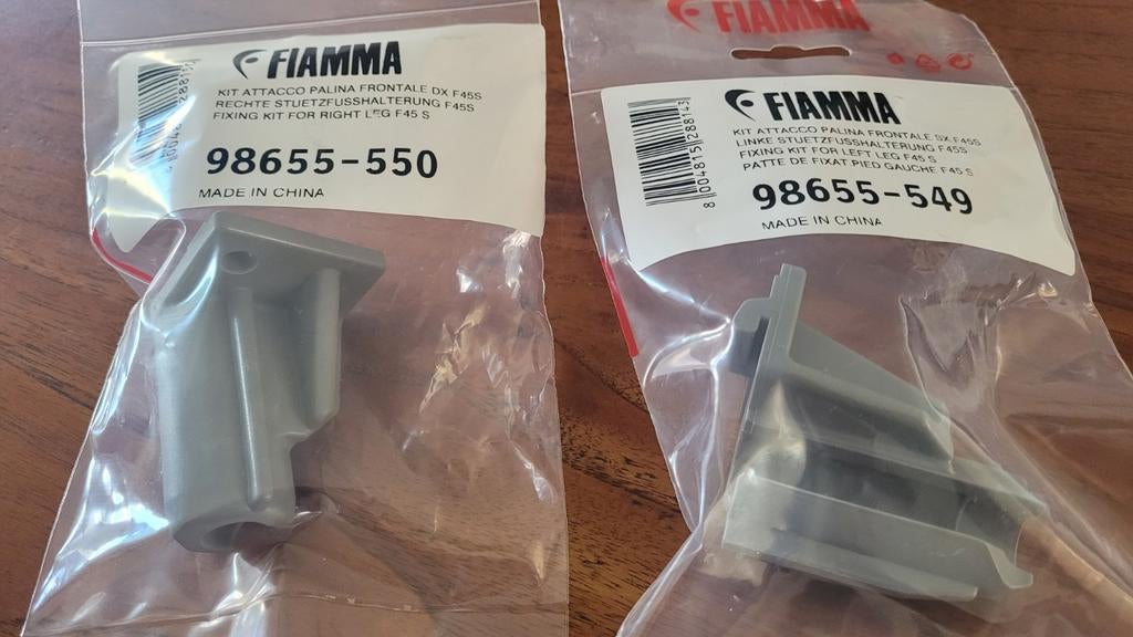 Fiamma F45S Scharnier Stuk Staander Kunststof Links & Rechts, Ophalen of Verzenden, Nieuw