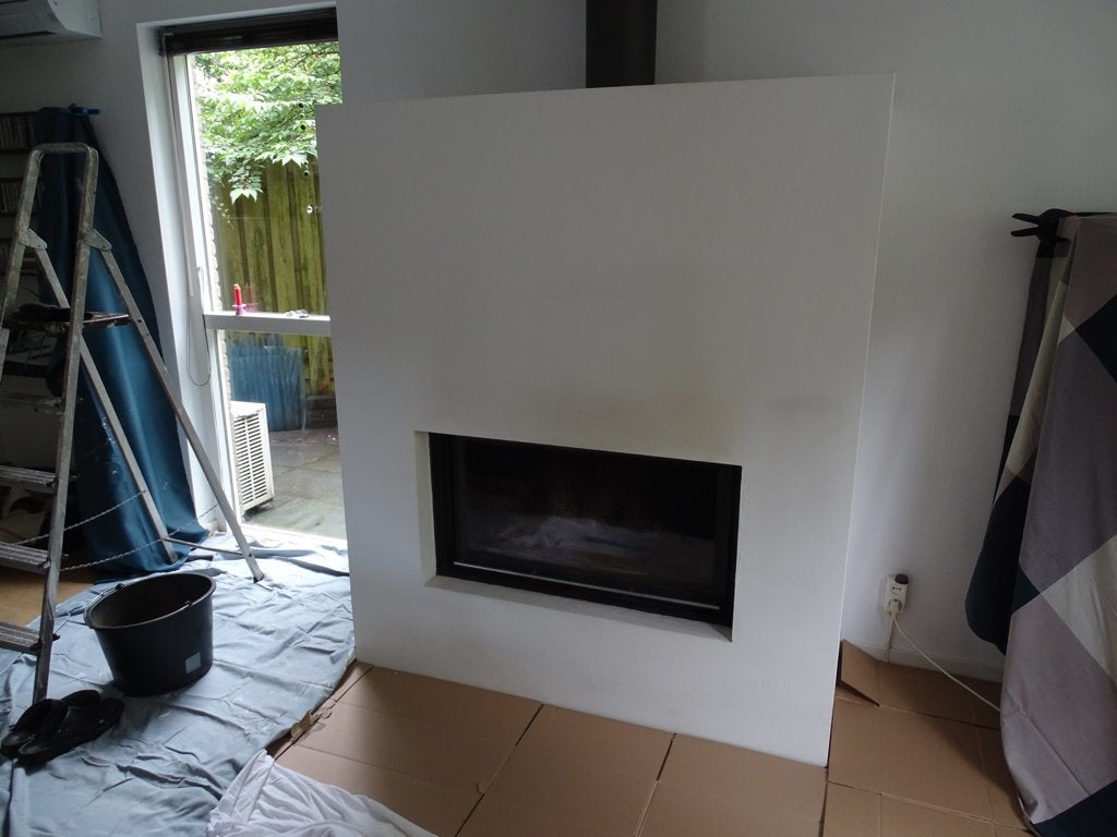 houtkachel inbouw t.e.a.b, Ophalen, Gebruikt, Houtkachel, Inbouw