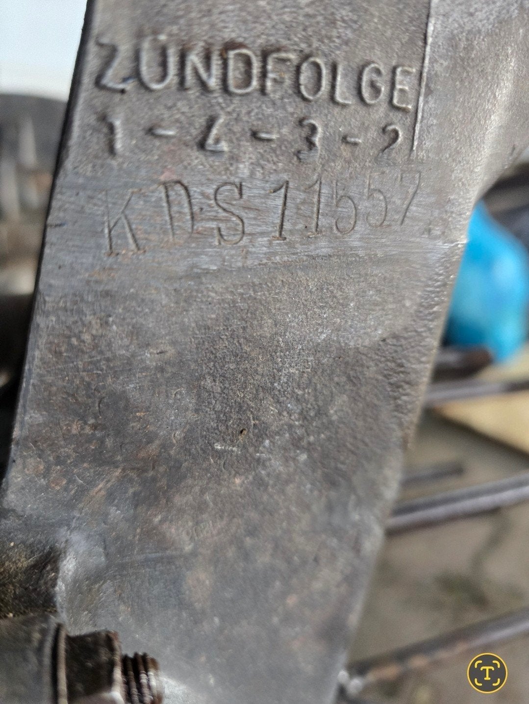 Zeldzame 25pk motor uit 1953 - Oldtimer onderdelen, Ophalen, Gebruikt, Vw, Oldtimer onderdelen