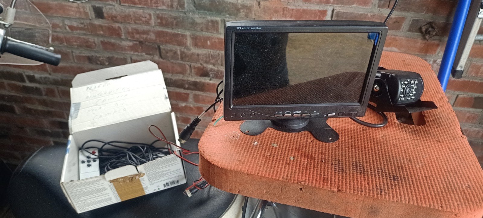 Nieuwe achteruitrijcamera met 10m kabel voor camper, Ophalen of Verzenden, Nieuw