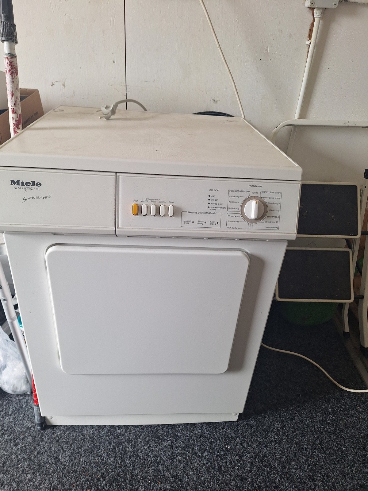 Miele Novotronic A Sommerwind Wasdroger, Witgoed en Apparatuur, Wasdrogers, Ophalen of Verzenden