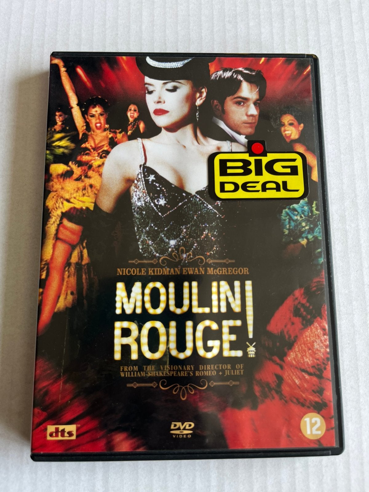 Moulin Rouge! DVD - Nicole Kidman, Ewan McGregor, Vanaf 12 jaar, Ophalen of Verzenden, Gebruikt, Drama