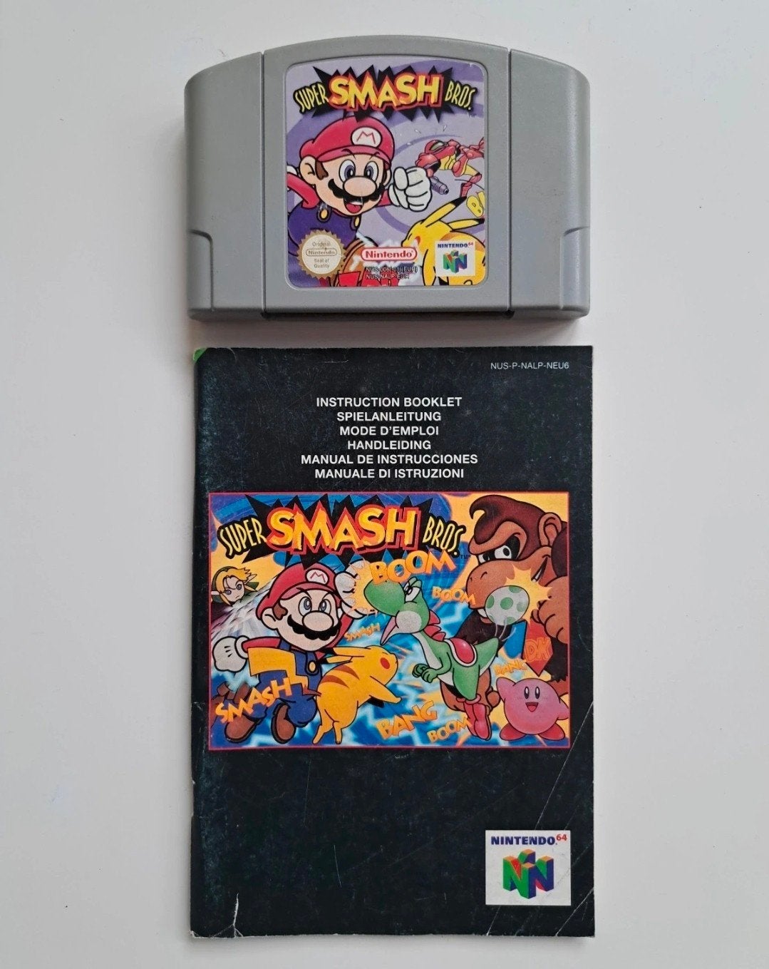 Super Smash Bros | Nintendo 64 | N64 | PAL (EUR), Spelcomputers en Games, Games | Nintendo 64, Gebruikt, Vechten, Ophalen of Verzenden