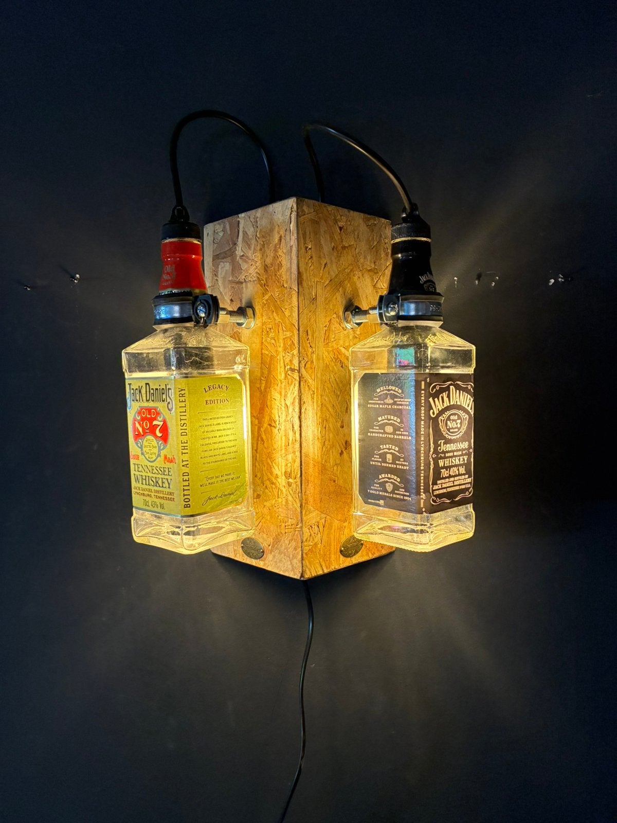 Jack Daniel’s Wandlamp, Met schakelaar, Nieuw, Wandlamp, Glas