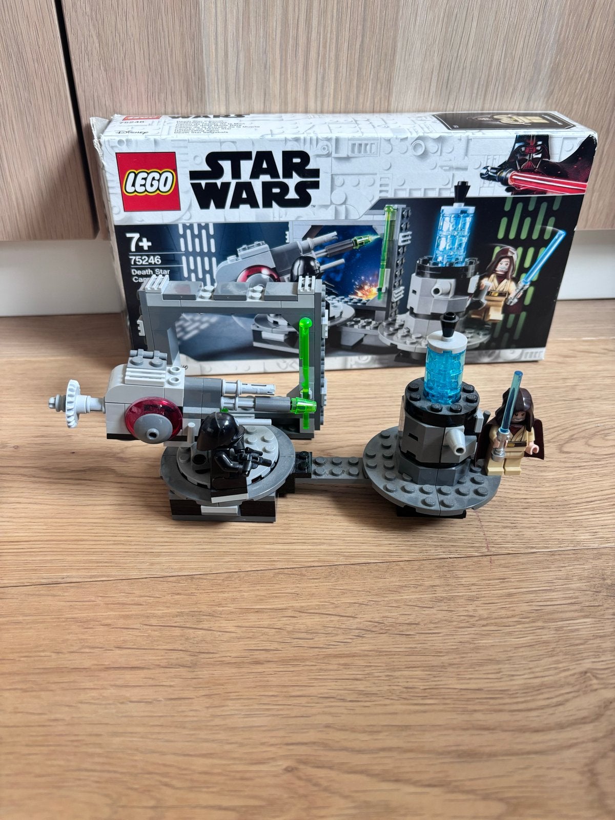 LEGO Star Wars Death Star Cannon 75246 met doos, Ophalen of Verzenden, Zo goed als nieuw, Overige merken