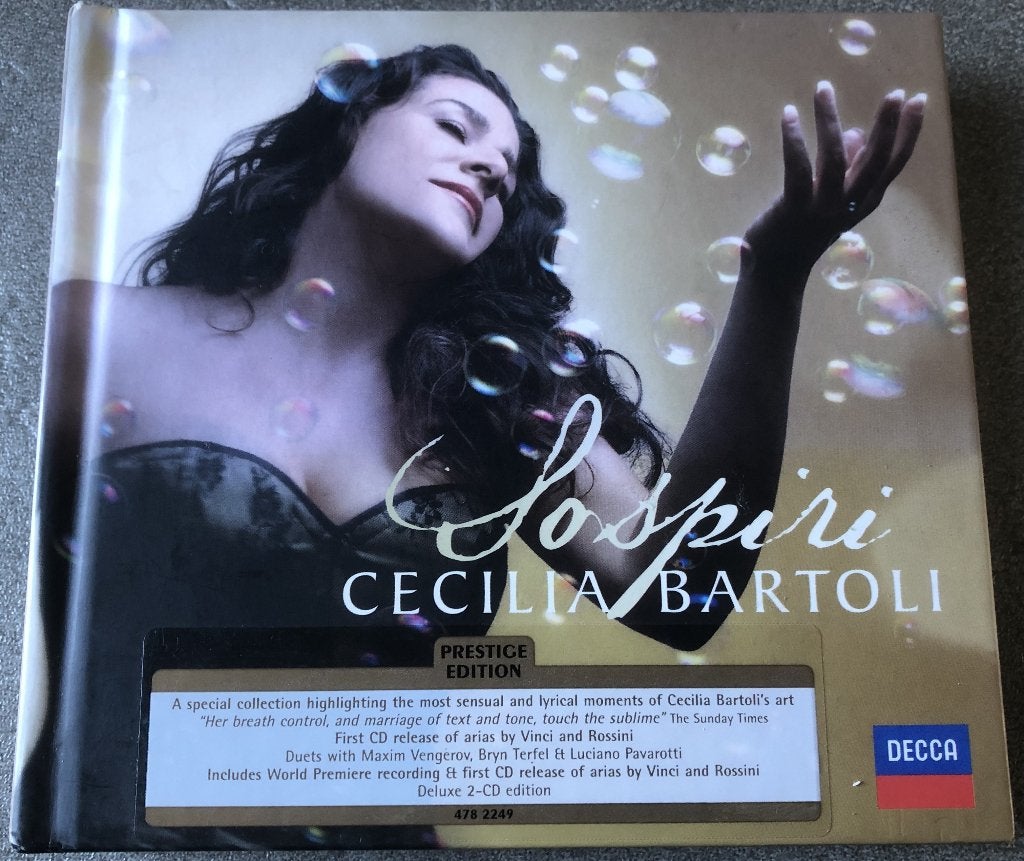 CECILIA BARTOLI - SOSPIRI - 2 CD'S - DECCA - BOXSET, Ophalen of Verzenden, Romantiek, Zo goed als nieuw