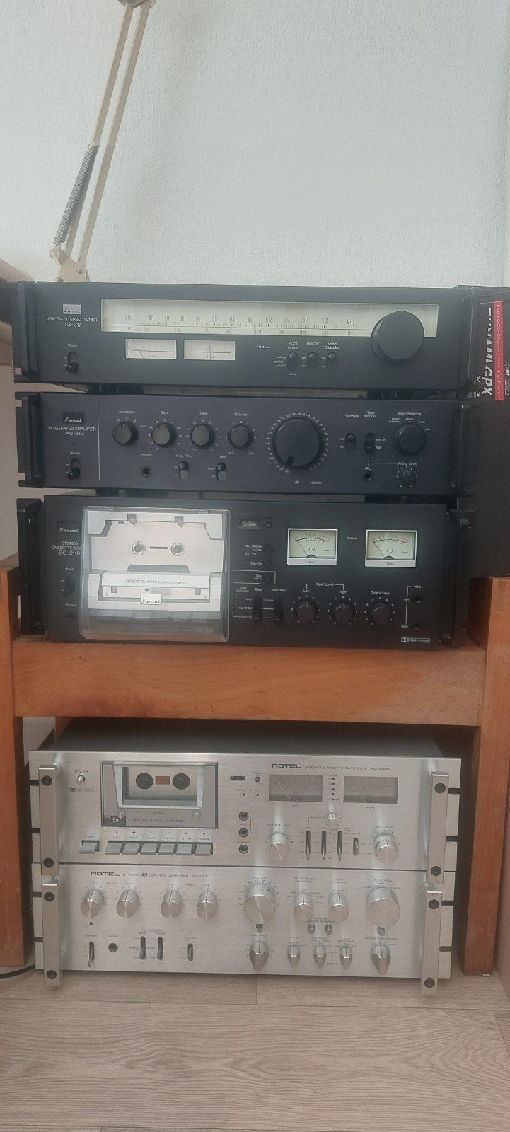 Muzikale SANSUI n ROTEL Vintage Set, Ophalen, Overige merken