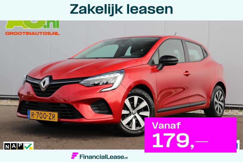 Renault Clio 1.0 TCe 90 Equilibre Carplay Android Navigatie, Voorwielaandrijving, Gebruikt, Euro 6, 580 kg