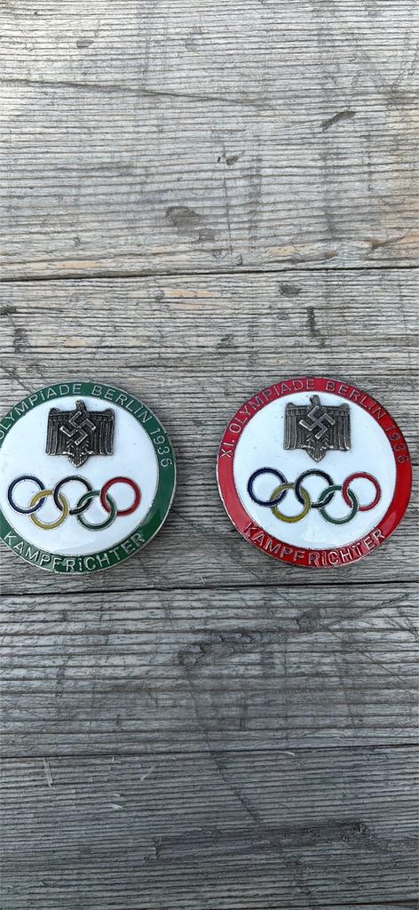 Originele Olympische Spelen Berlijn 1936 badge, Verzamelen, Ophalen of Verzenden, Gebruikt