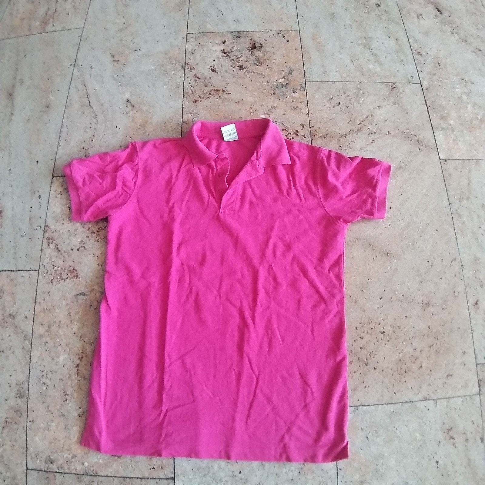 roze/cyclaam poloshirt, mt L, Kleding | Dames, Maat 38/40 (M), Ophalen of Verzenden, Zo goed als nieuw, Korte mouw