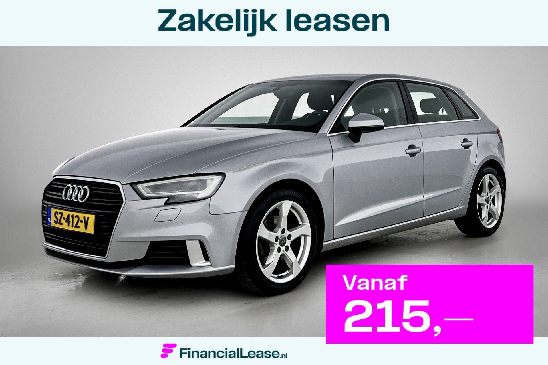 Audi A3 Sportback 1.0 TFSI Sport Lease Edition (NAVIGATIE, L, Stof, Gebruikt, Startonderbreker, Origineel Nederlands