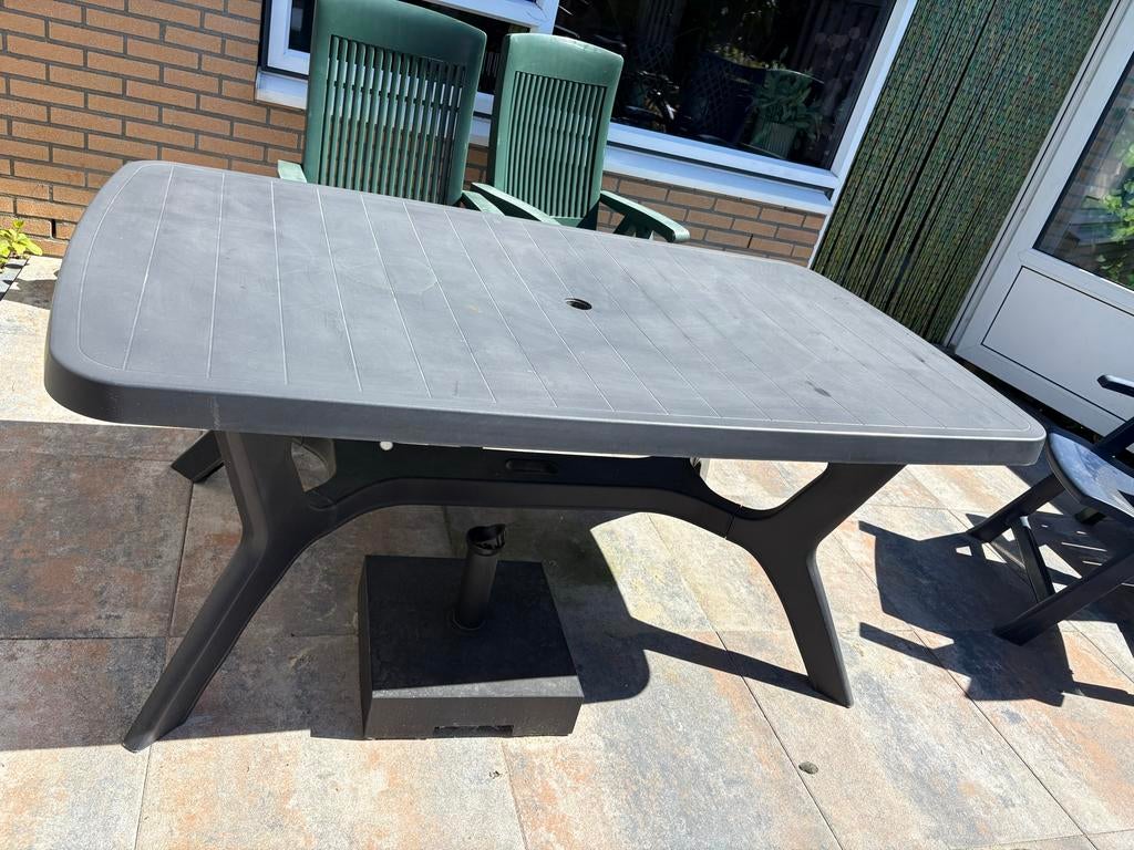 Tuintafel, Ophalen, Gebruikt, Rechthoekig, Kunststof