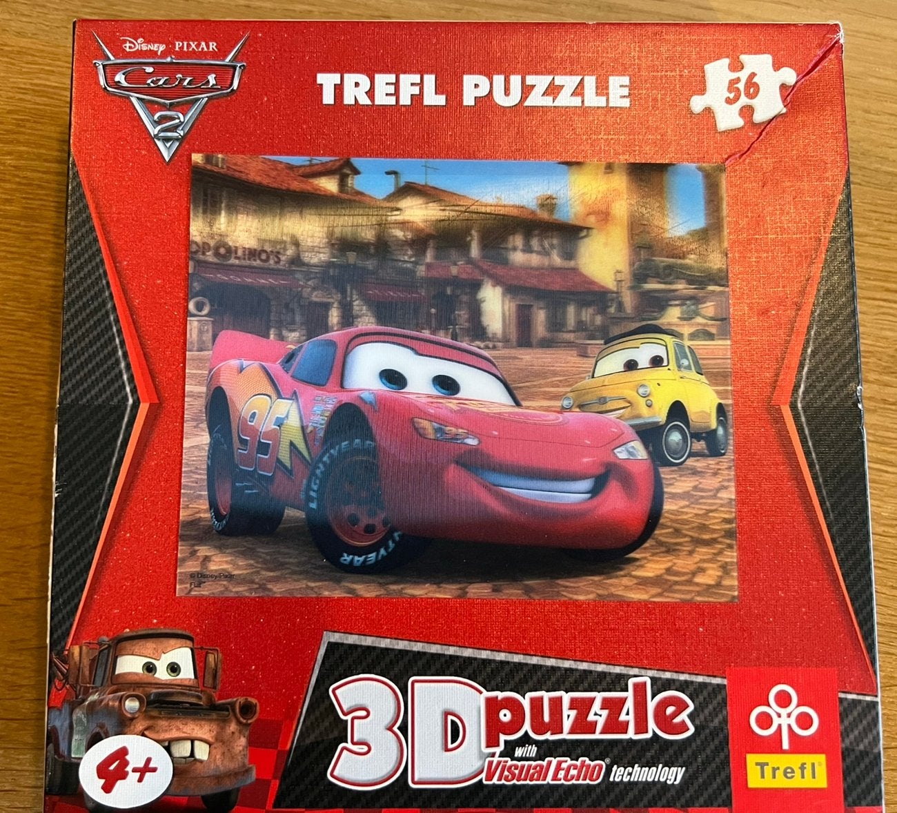 Cars 3D puzzel 56 stukjes, Ophalen of Verzenden, Meer dan 50 stukjes, Zo goed als nieuw, 4 tot 6 jaar