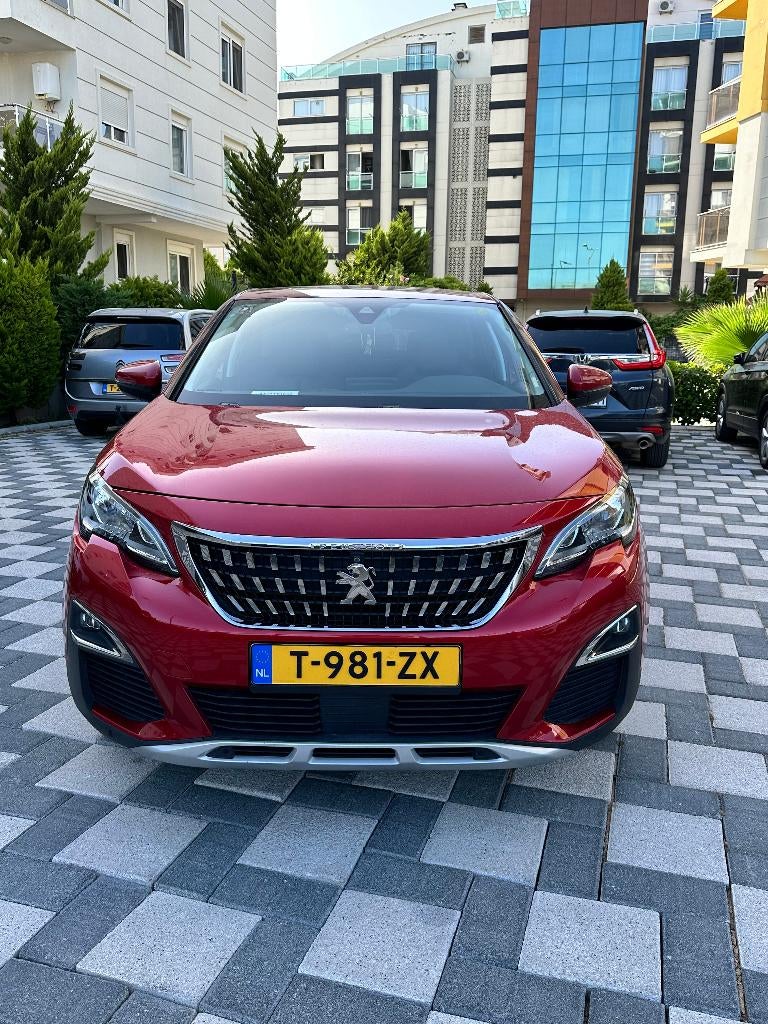 Peugeot 3008 1.2 Puretech 96KW/130PK Eat6 2017 Rood, Auto's, 1199 cc, USB, 1245 kg, 1200 kg