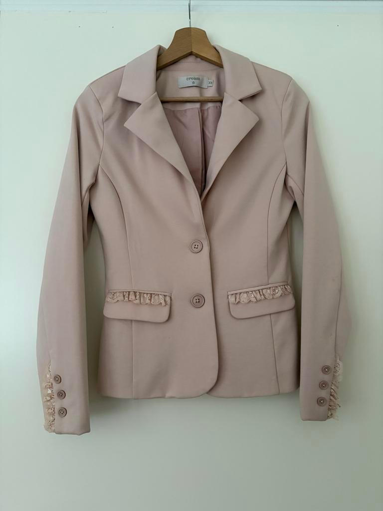 Dames colbert jasje maat XS, Ophalen of Verzenden, Jasje, Roze, Maat 34 (XS) of kleiner