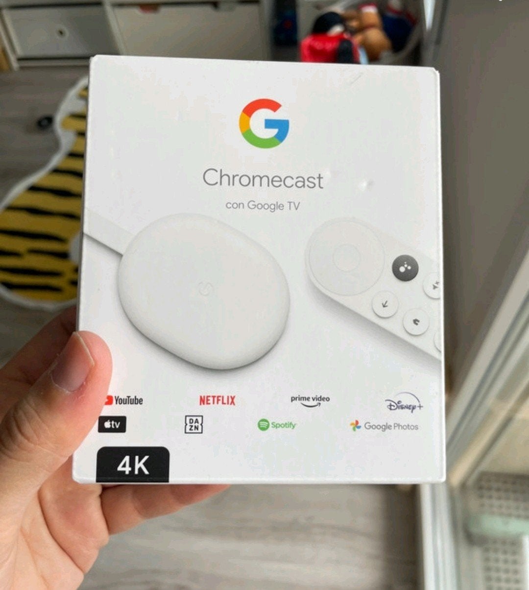 Chromecast met Google TV 4K Zo goed als nieuw
