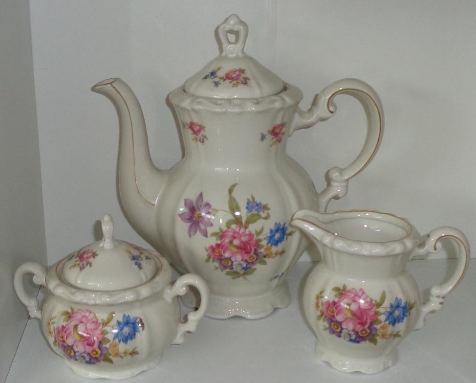 mitterteich koffie set, Ophalen of Verzenden, Zo goed als nieuw, Overige stijlen, Kop(pen) en/of Schotel(s)