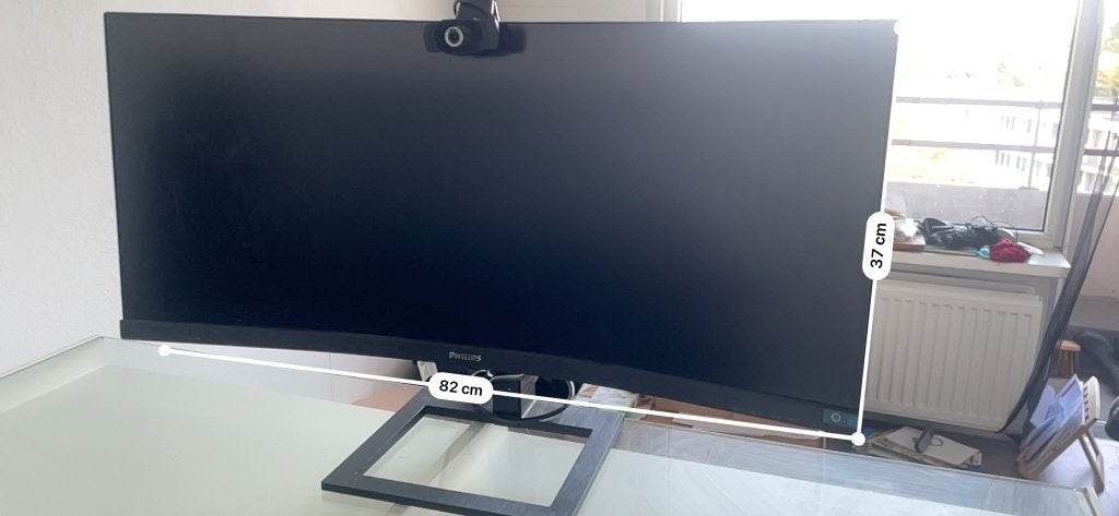 Philips E Line 34" Ultrawide QHD Monitor - Perfecte staat, Ophalen, Philips, VA, Zo goed als nieuw