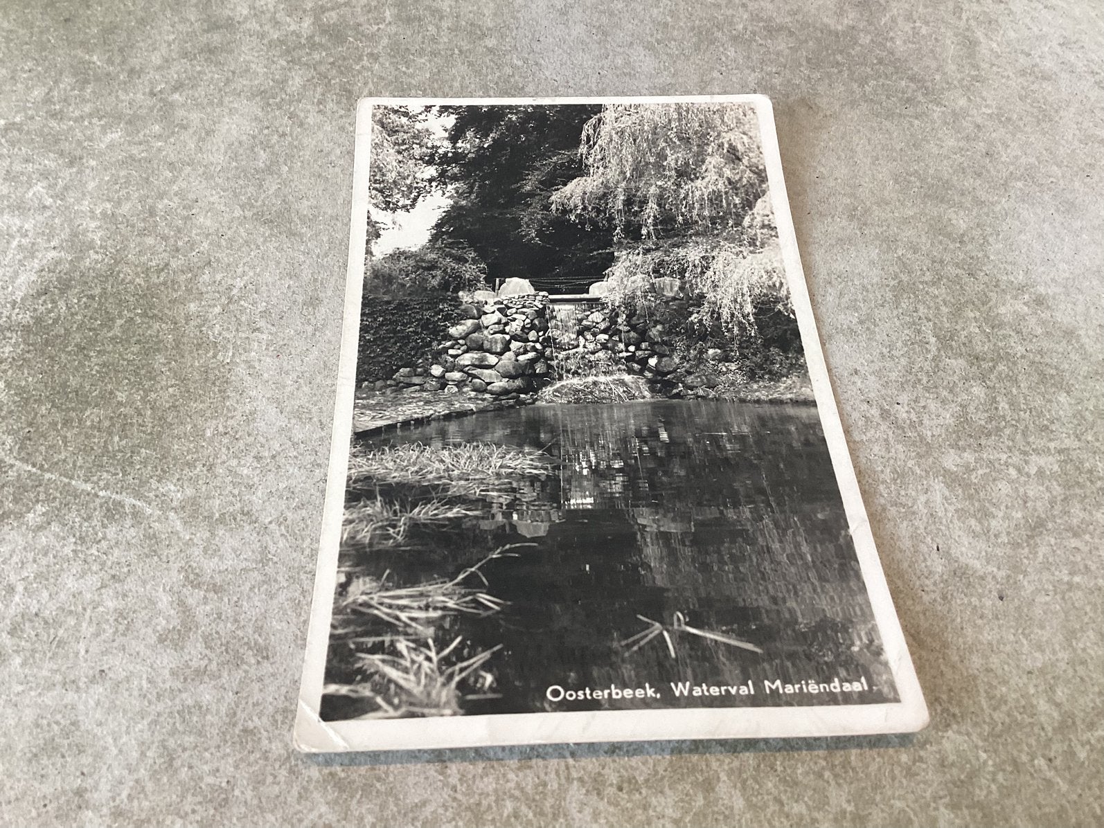 Oosterbeek.      Waterval Mariëndaal    1952, Verzamelen, Ansichtkaarten | Nederland, Ophalen of Verzenden, 1940 tot 1960, Gelderland