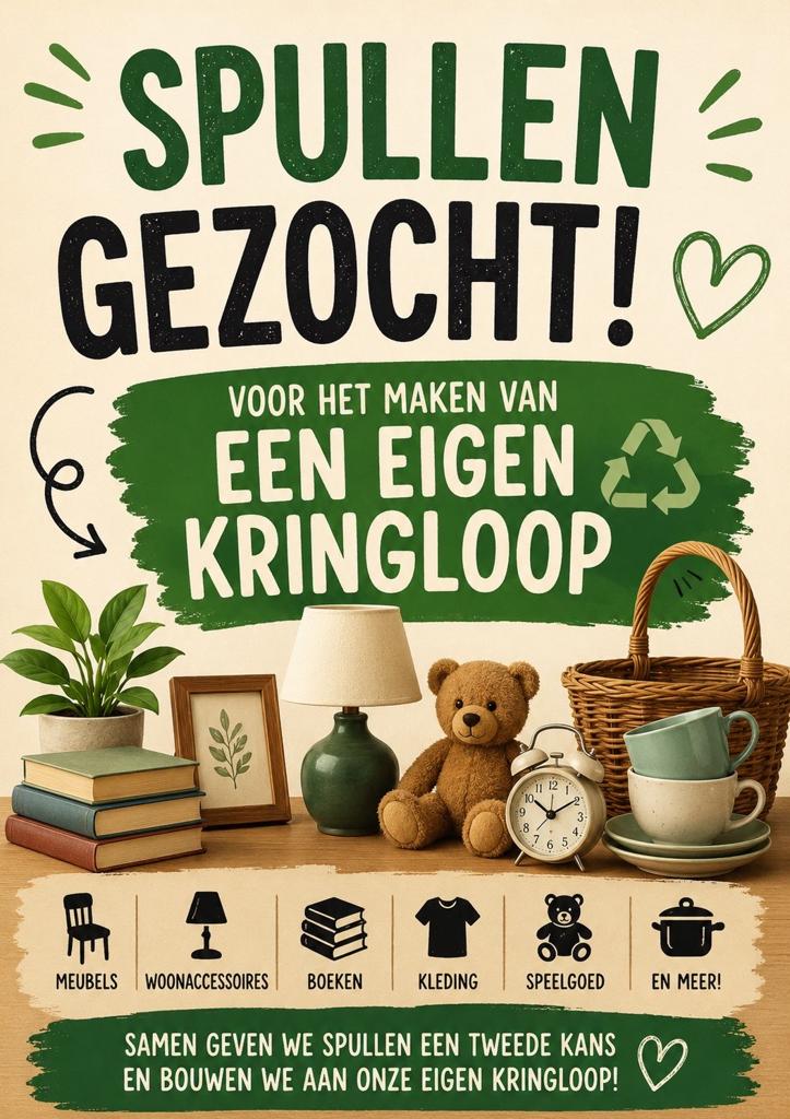 GEZOCHT: tweedehands spullen voor kringloop., Diversen, Ophalen of Verzenden