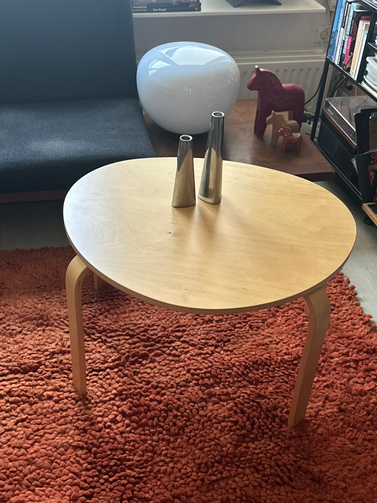 Ikea alvar aalto stijl salontafel vintage, Ophalen of Verzenden, Zo goed als nieuw, Rechthoekig
