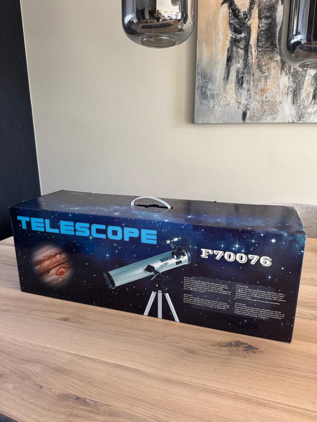 Telescoop F70076 - Nieuwstaat, Ophalen, Lenzentelescoop (refractor), Met statief, Zo goed als nieuw