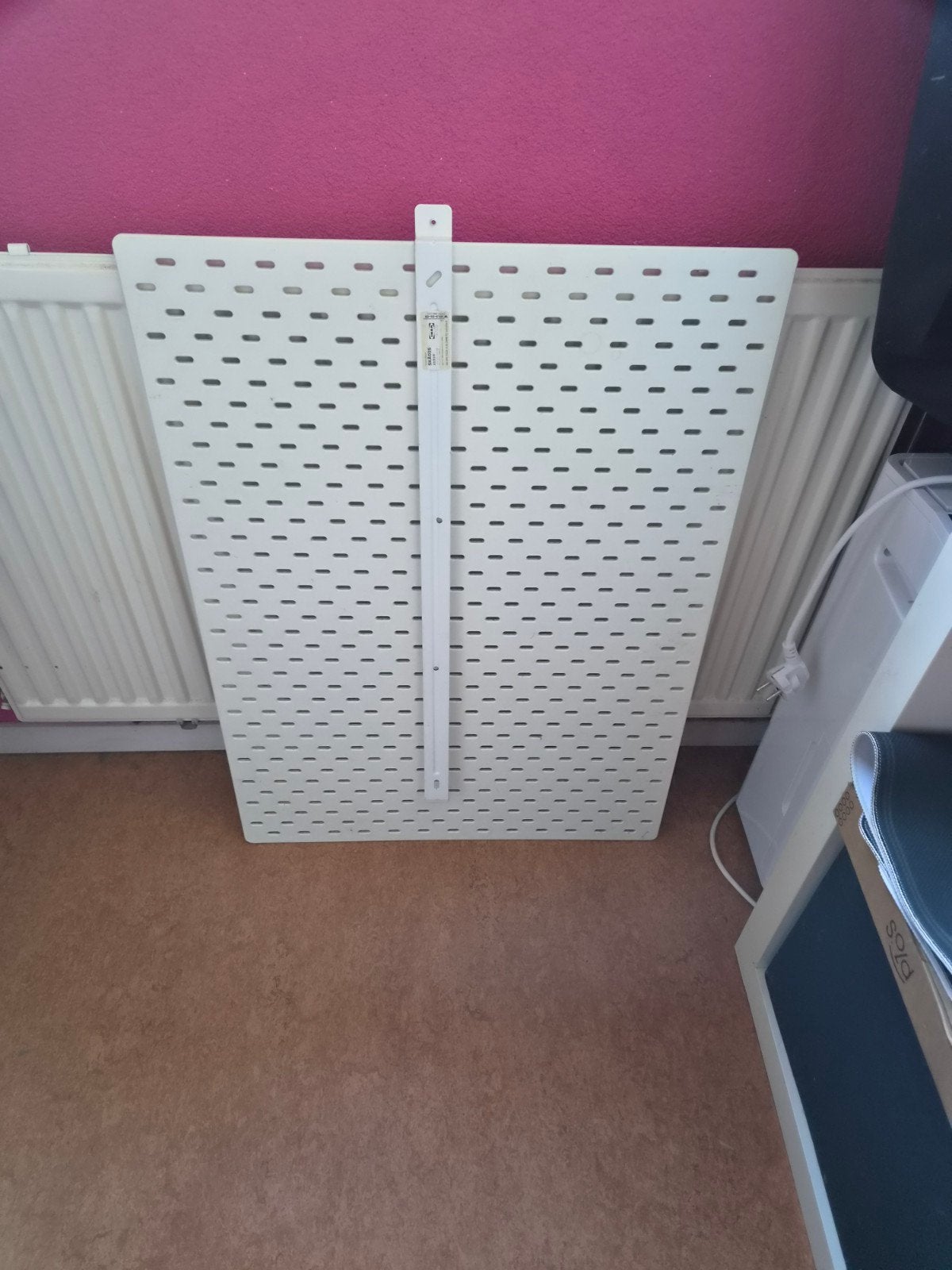 IKEA Skadis ophangbord - Wit 76x56, Ophalen, Hout, Gebruikt, Modern
