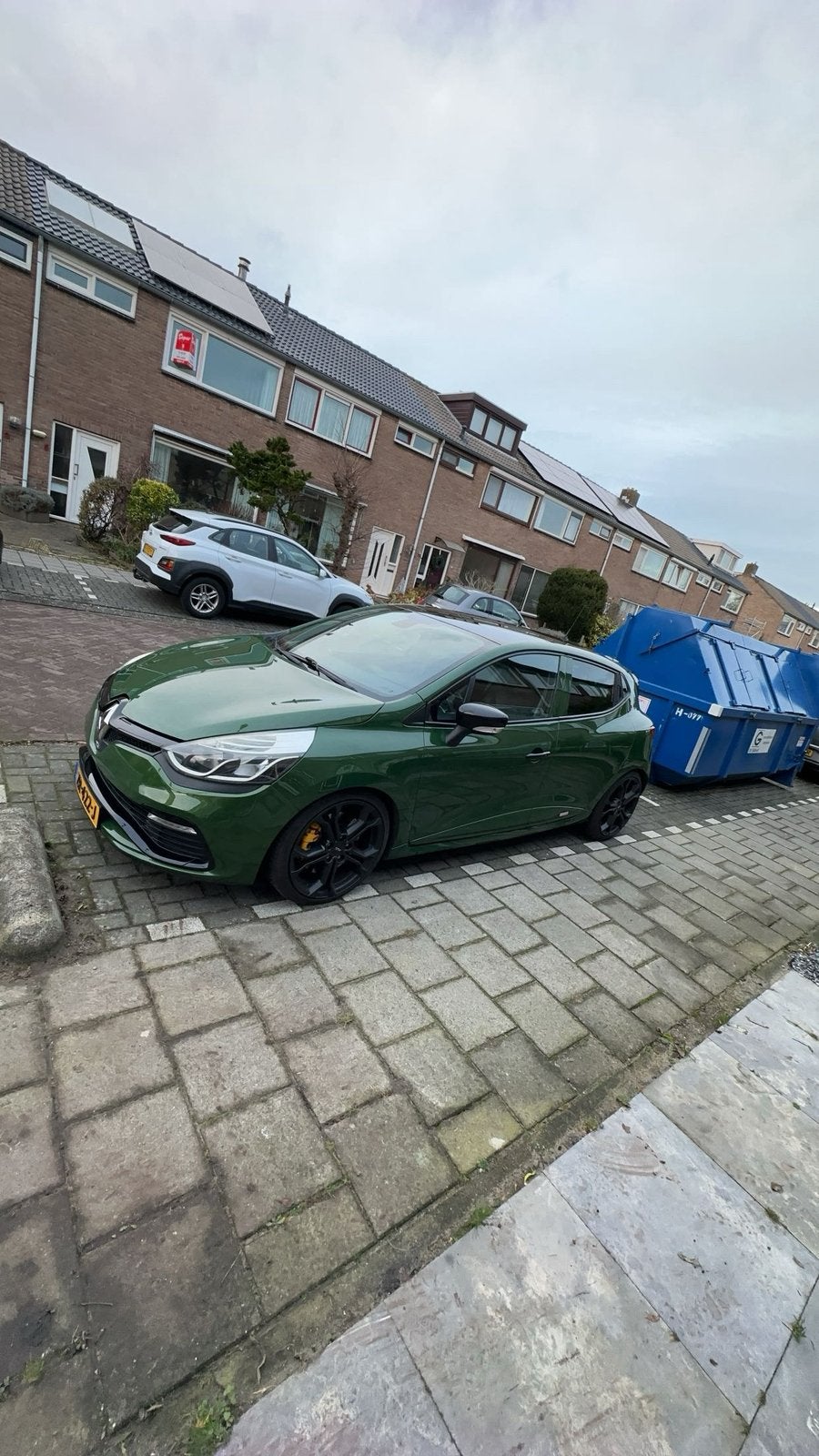 Renault Clio 1.6 RS Turbo 147KW 5-DRS AUT 2014 Groen, Auto's, Renault, 1618 cc, Zwart, 4 cilinders, Leder