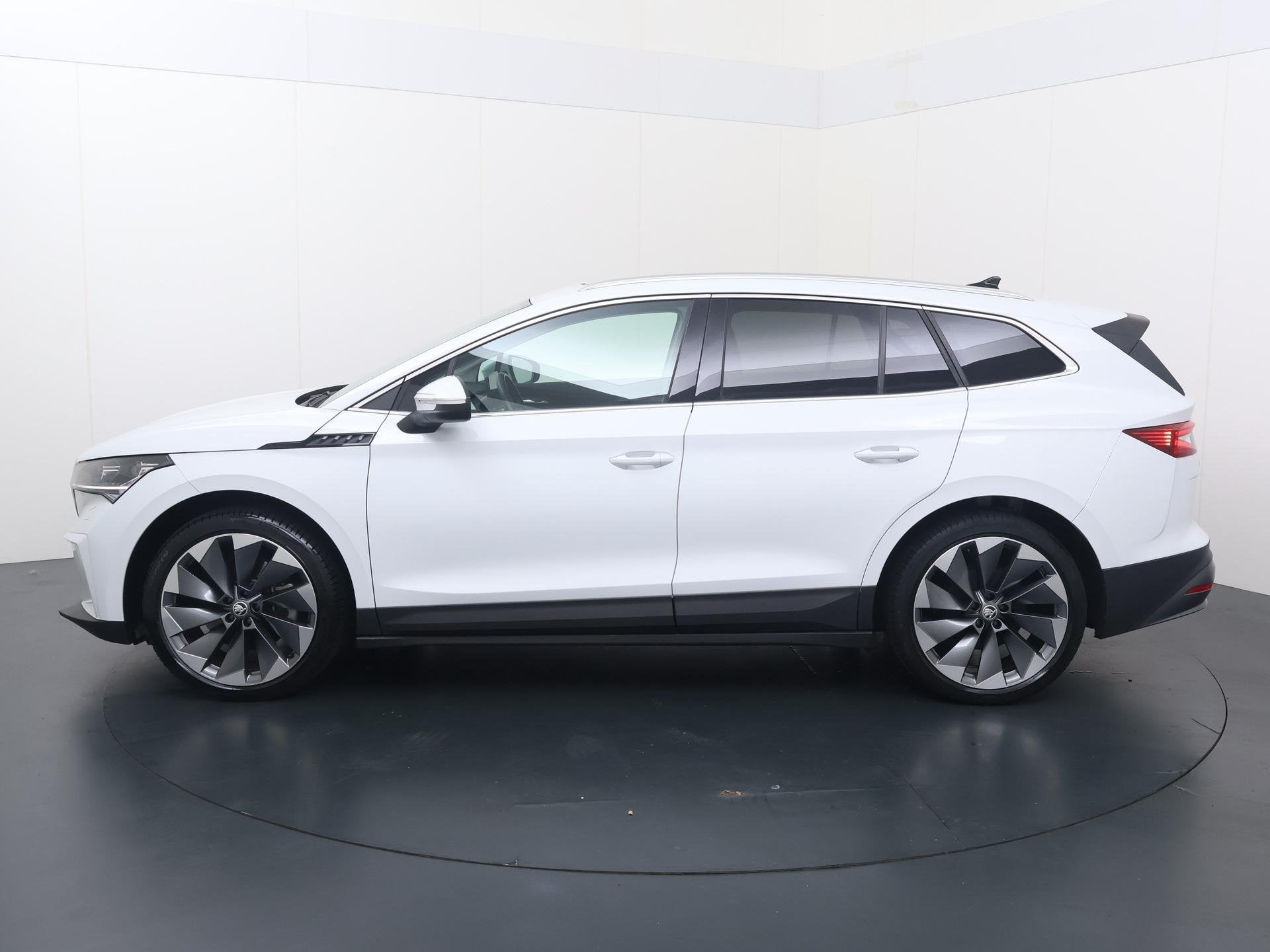 Skoda Enyaq iV 80 | 204 PK | SoH 90% | Adaptive Cruise Contr, Auto's, 12 maanden, Achterwielaandrijving, Gebruikt, Wit