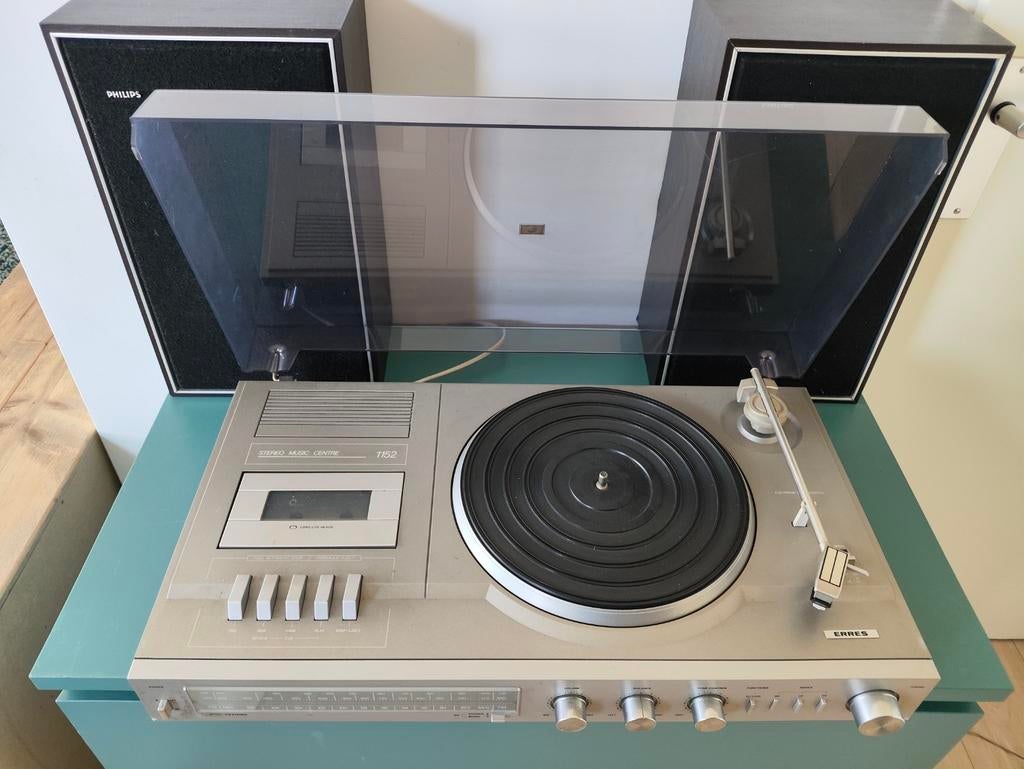 Erres Stereo Music Centre 1152 Platenspeler met speakers, Ophalen of Verzenden, Gebruikt, Platenspeler, Overige merken