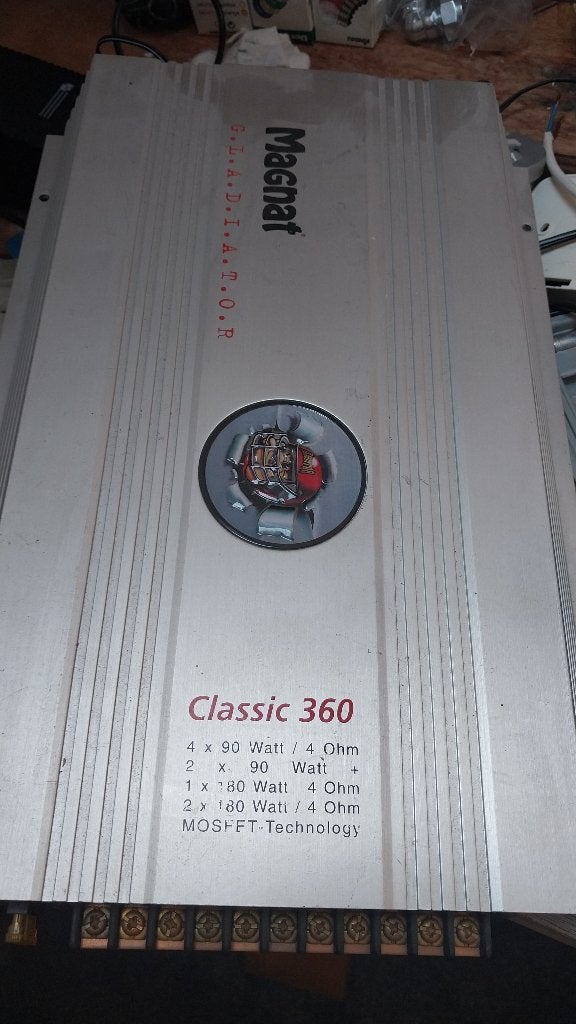 auto versterker Magnat classic 360, Ophalen of Verzenden, Gebruikt