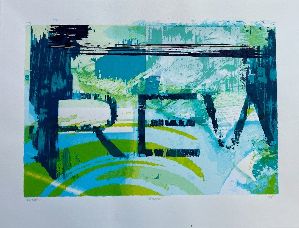Zeefdruk Artcrew, Gesigneerd, Verzenden, Zeefdruk