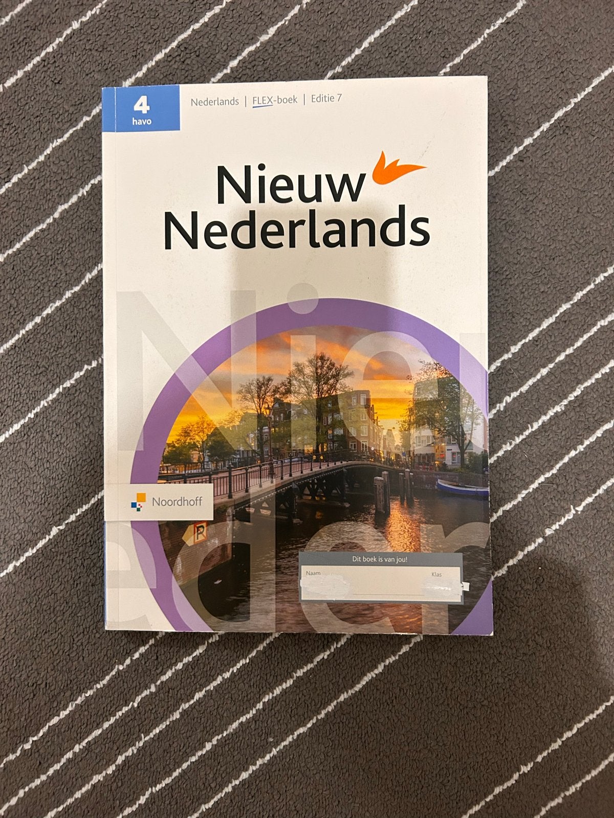 Nieuw Nederlands FLEX-boek 4 havo Editie 7, Ophalen of Verzenden, Zo goed als nieuw, Non-fictie