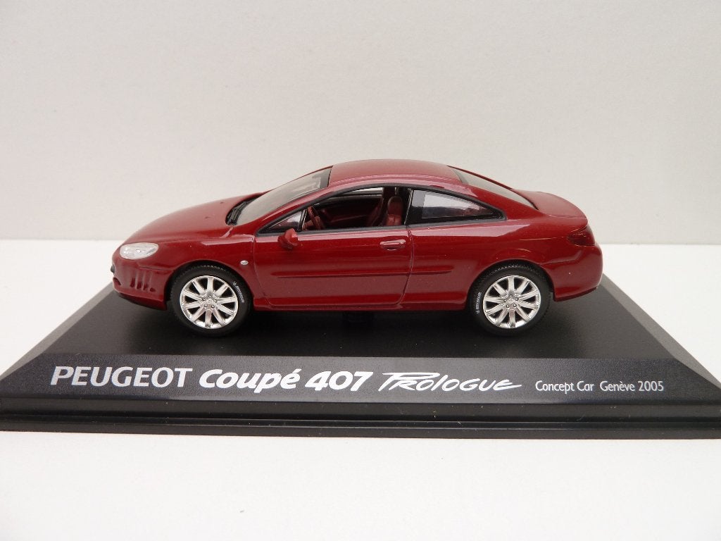 Peugeot 407 coupe concept car 2005  '' Norev '', Ophalen of Verzenden, Zo goed als nieuw, Auto, Norev