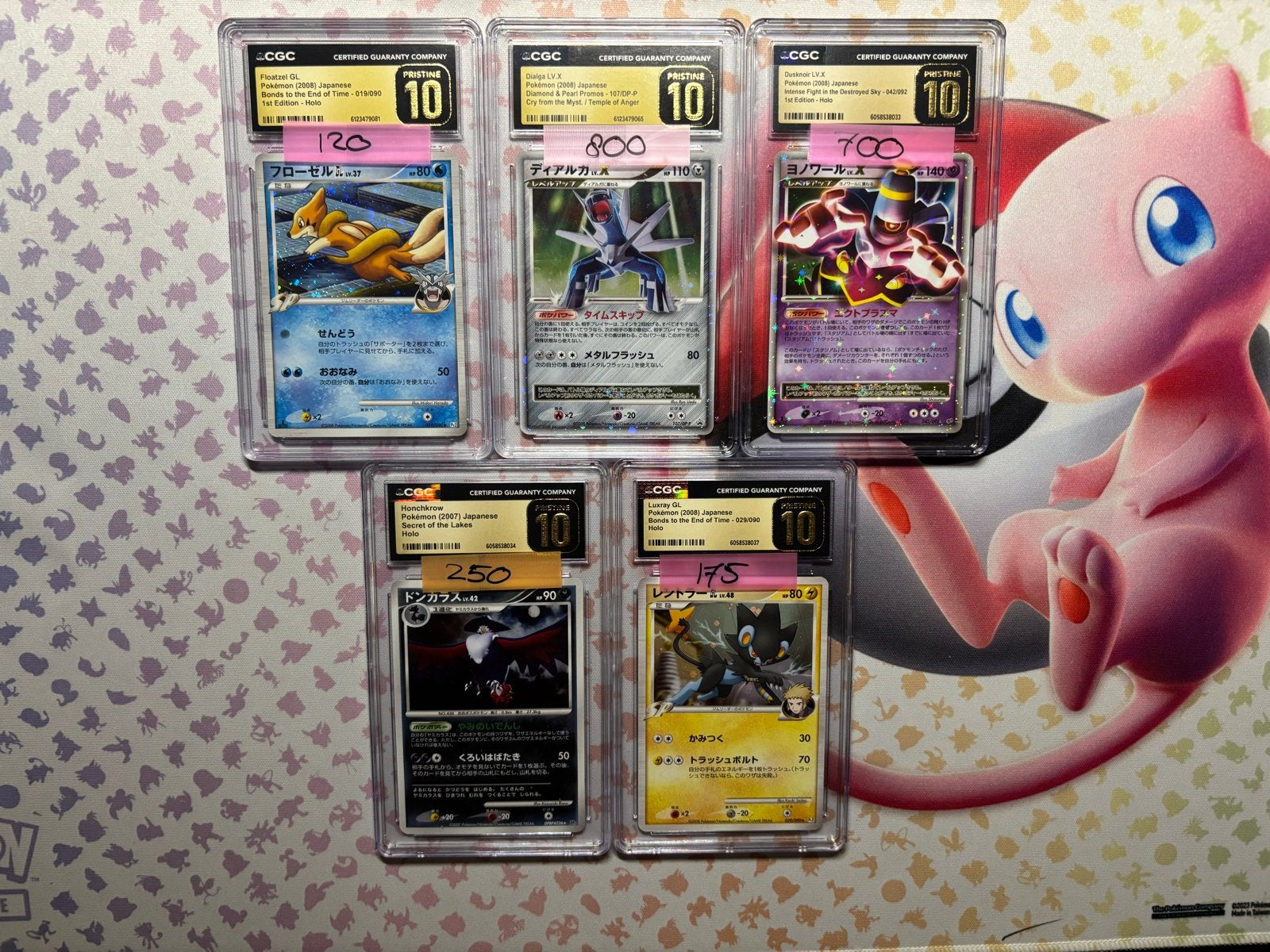 CGC Pristine 10 Pokémon Kaarten - Zeldzame Collectie, Ophalen of Verzenden, Nieuw, Meerdere kaarten
