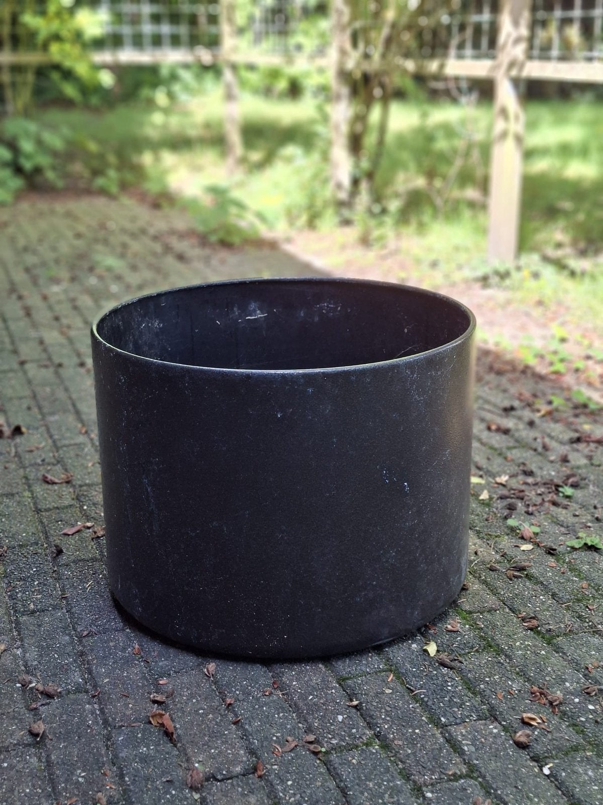 Verrijdbare grote plantenbak dm 75 cm/ h 50 cm, Tuin en Terras, Ophalen, Gebruikt, Rond, Kunststof
