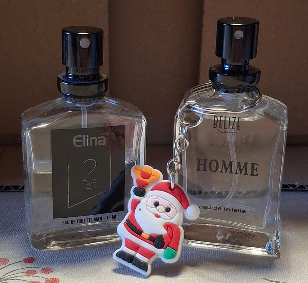 Elina & Belize Homme Eau de Toilette (15ml) met Kersthanger, Verzenden, Zo goed als nieuw