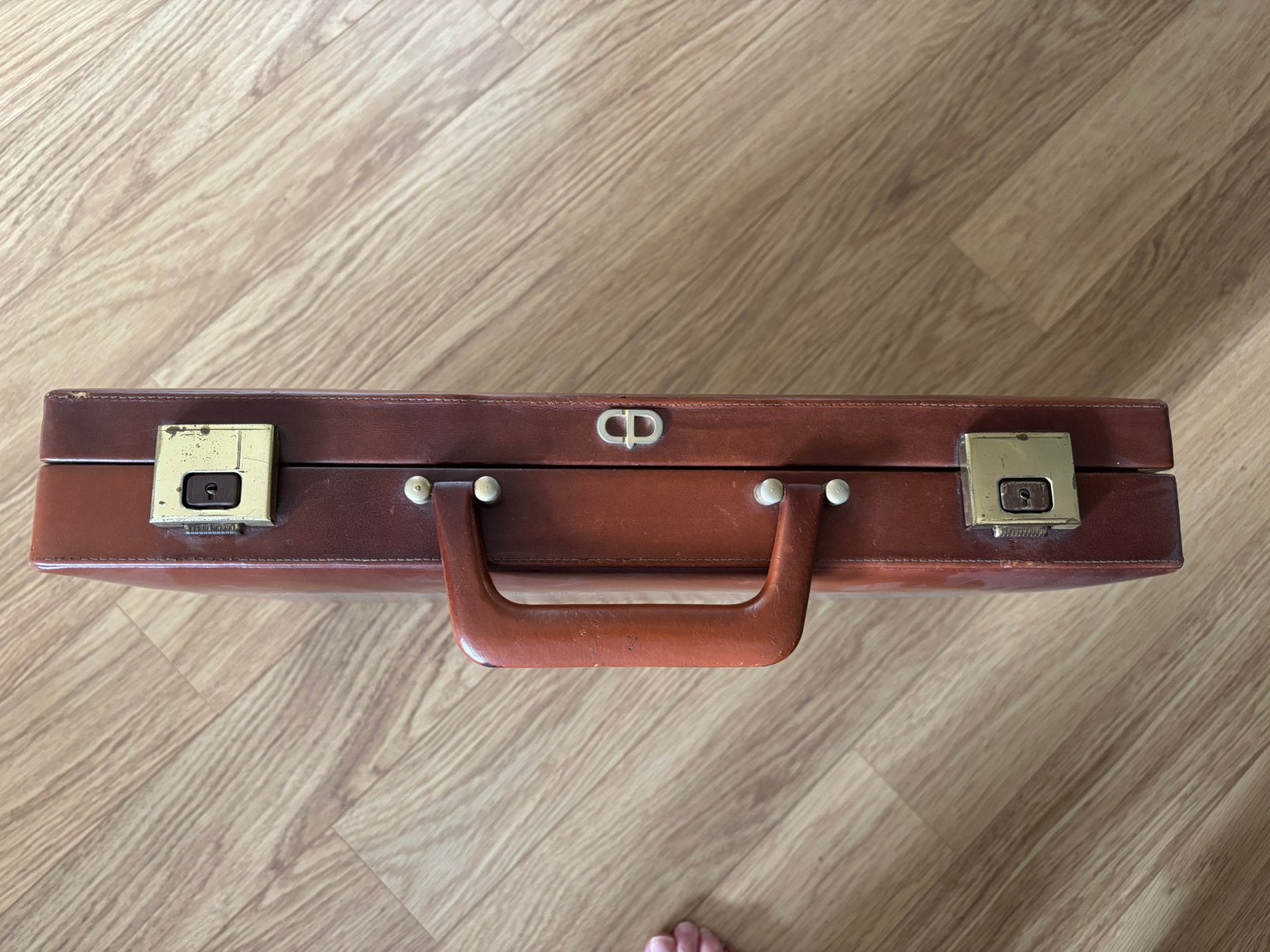 Leren attache koffer van Christian Dior, Sieraden, Tassen en Uiterlijk, Gebruikt, Ophalen of Verzenden, Minder dan 35 cm, Minder dan 50 cm