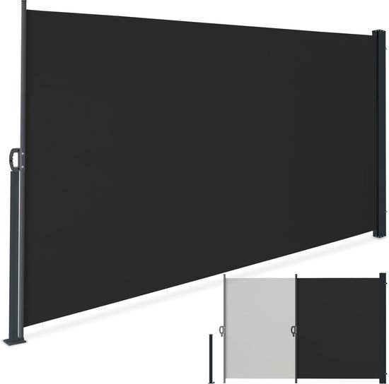 Uitschuifbaar Windscherm met Oprolmechanisme - 300x160cm, Ophalen, Gebruikt, Aluminium, 200 cm of meer