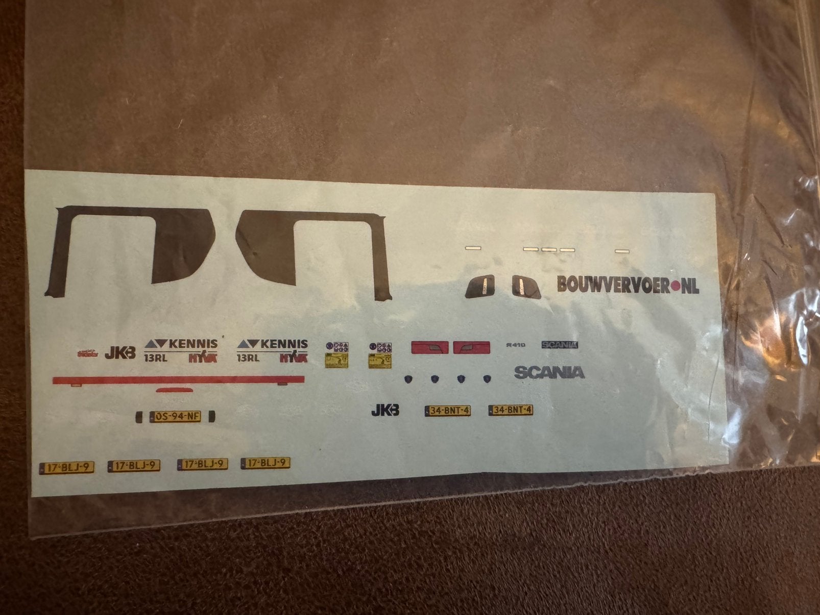 Wsi/Tekno Decals, Hobby en Vrije tijd, Ophalen of Verzenden, Nieuw, Bus of Vrachtwagen, Tekno