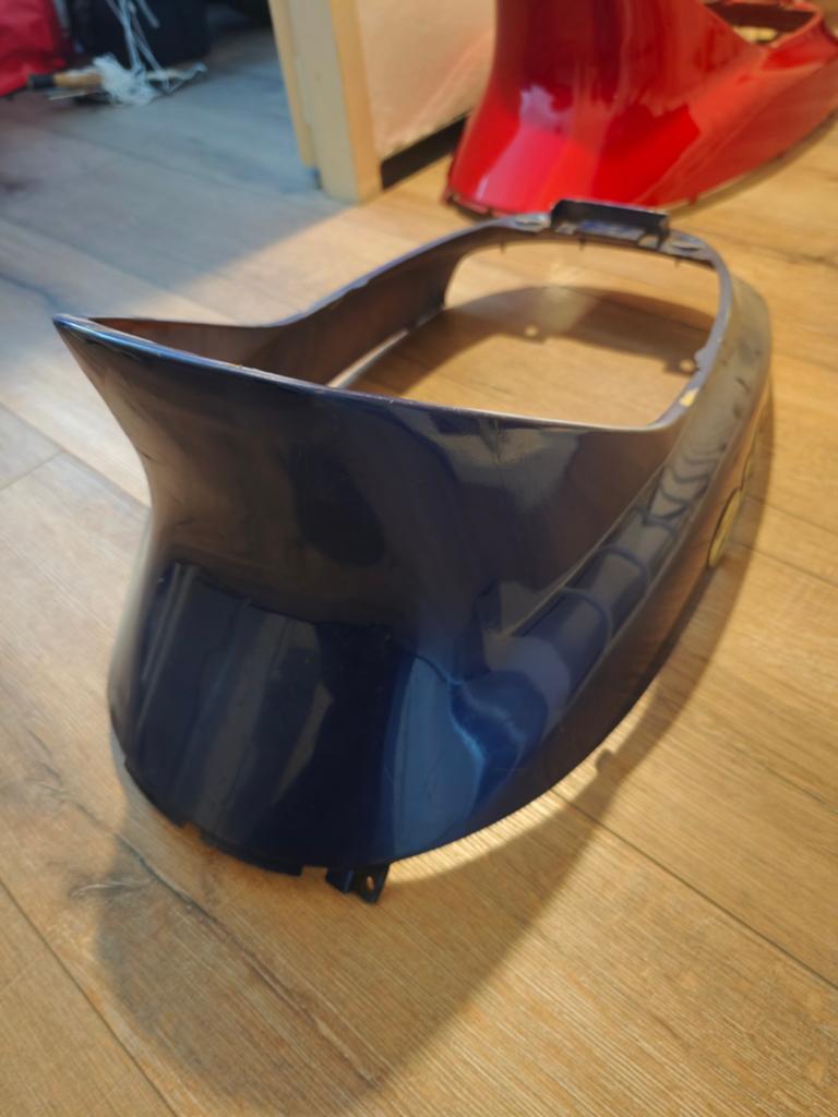 Piaggio zip type 3 achterkap blauw gebruikt, Ophalen of Verzenden, Blauw, Glas