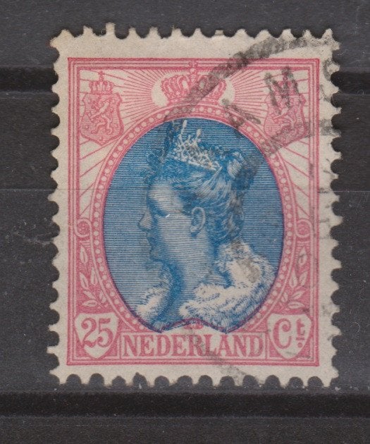 NVPH 71 gebruikt Wilhelmina 1899 ; OUD NEDERLAND per stuk, Ophalen of Verzenden, T/m 1940, Gestempeld