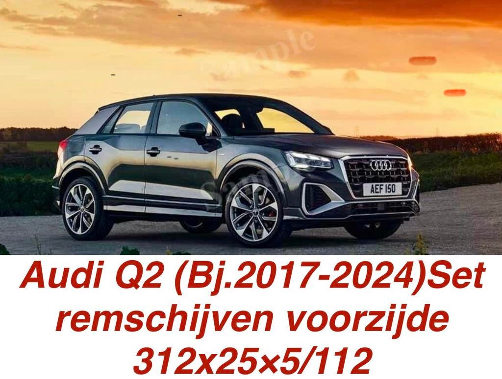 Audi Q2 (Bj.2017-2024)Set remschijven voorzijde 312x255/112, Ophalen of Verzenden, Gebruikt, Audi