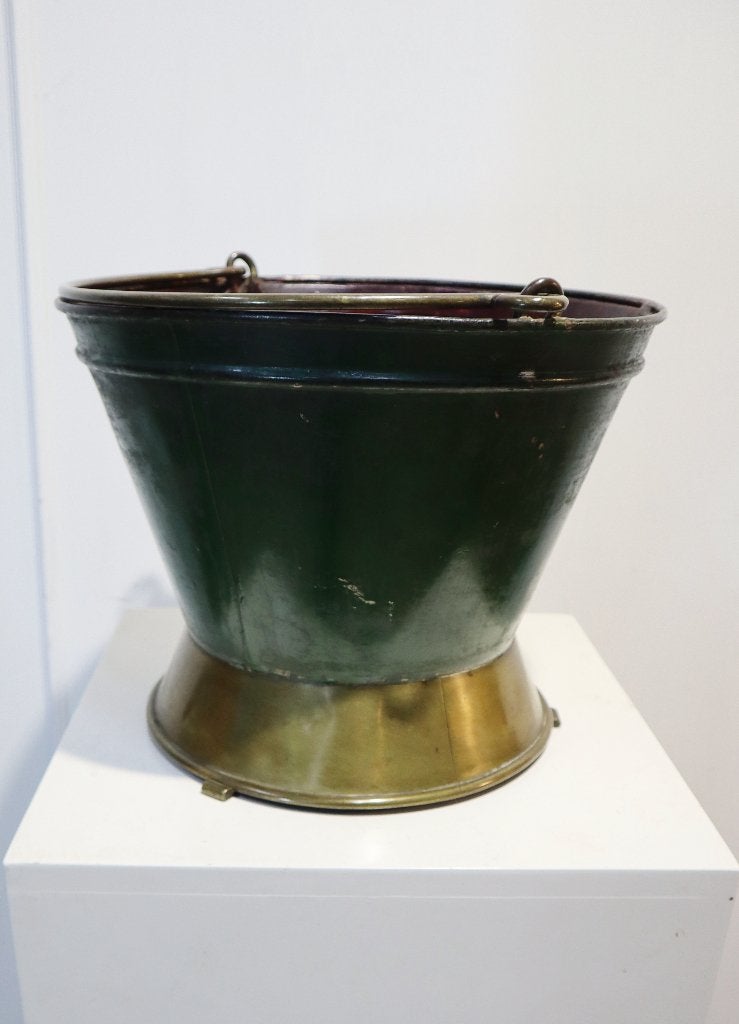Antieke beschilderde emmer, Antiek en Kunst, Ophalen of Verzenden