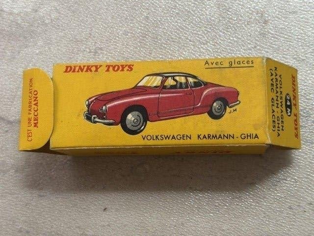 Dinky legde originele doos Karmann Ghia 24M, Ophalen of Verzenden, Gebruikt, Auto, Dinky Toys