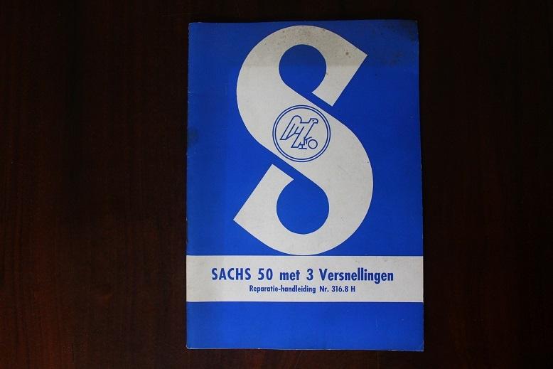 Sachs 50 met 3 versnellingen 1958 ? reparatie handleiding, Ophalen of Verzenden, Gebruikt