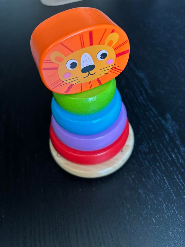 Houten stapeltoren, Ophalen of Verzenden, Zo goed als nieuw, Speelset